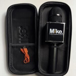 Mike. Portable Microphone and Speaker - USB Cable - Great for Karaoke